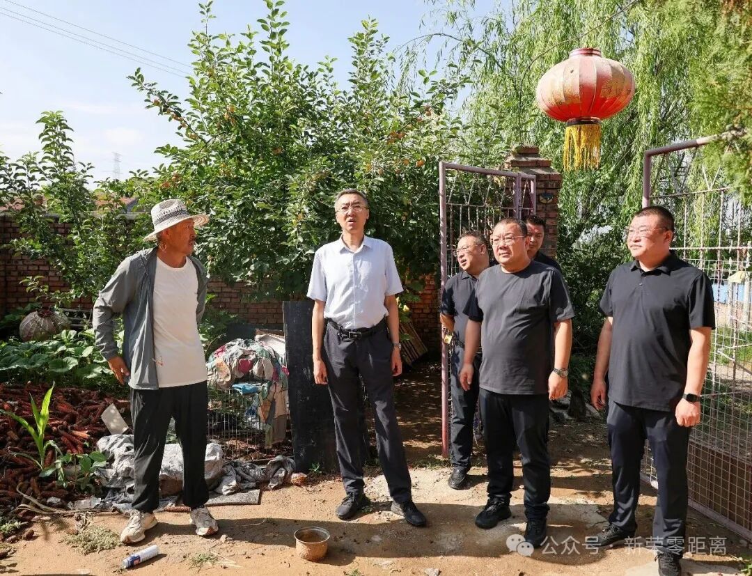 新荣区委副书记、代区长韩翔深入花园屯镇调研汛期安全防范和应急处置工作